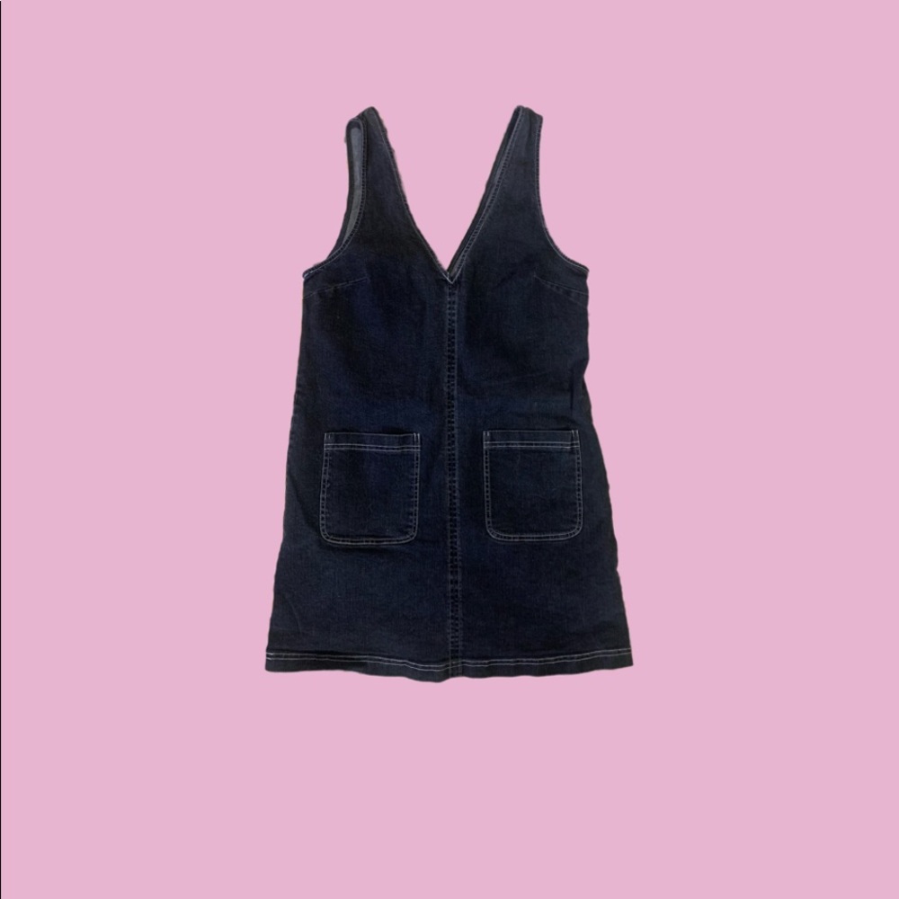 Urban outfitters BDG pinafore dress contract black and white stitching